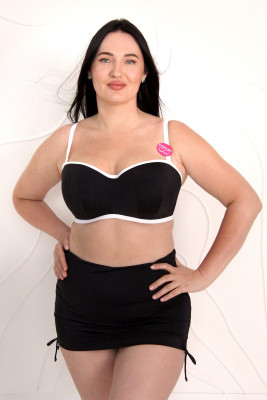 Верх купальника Curvy Kate Minimalist Bandeau Bikini Top Bra (black) 