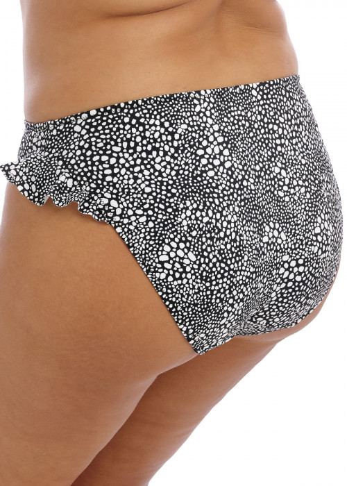 Плавки Elomi Pebble Cove High Leg Bikini Brief (black/white) 