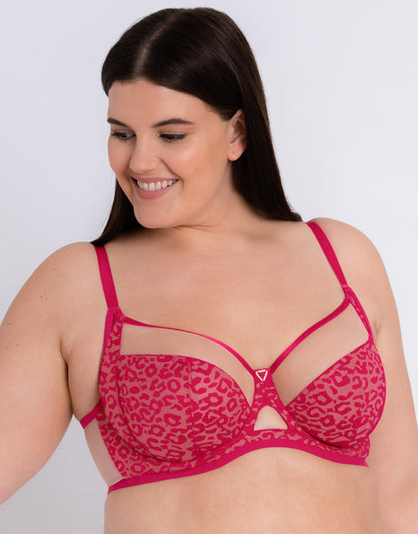 Купить Купить Curvy Kate Victory Wild Balcony bra (hot pink/blush) 