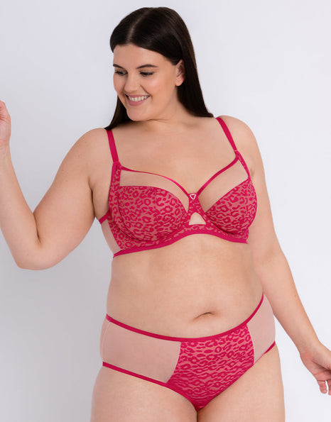 Купить Купить Curvy Kate Victory Wild Balcony bra (hot pink/blush)